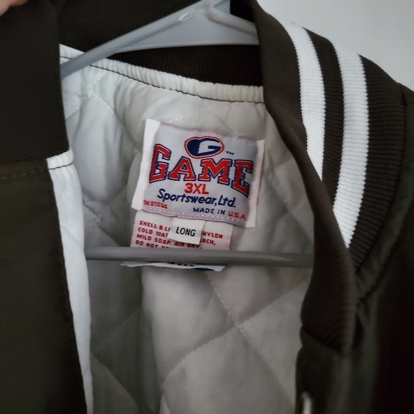 Vintage Game Dark Brown 3xl Long Jacket - Picture 2 of 5